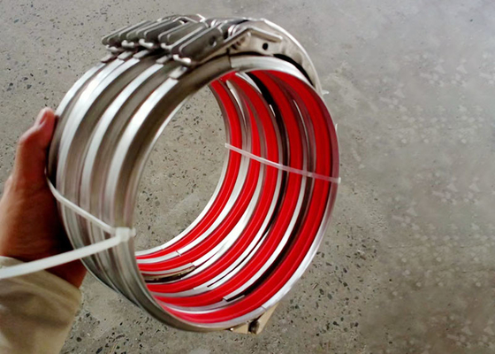 Colliers de serrage robustes pour tuyaux à bride de 4 pouces
