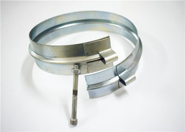 Tête galvanisée large de cercle de connexion de tube d'acier inoxydable de bride de tuyau en métal de ruban