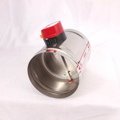 Amortisseur d'air électrique en acier inoxydable 51-400 mm pour le zonage HVAC