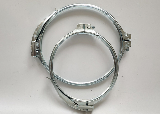 Serrure rapide en acier galvanisée résistante Ring With Sealant de brides de tuyau de conduit