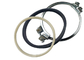 bride de cercle de brides de tuyau de pièces de systèmes de la CAHT de 180mm avec des anneaux de joint de garniture de silicone