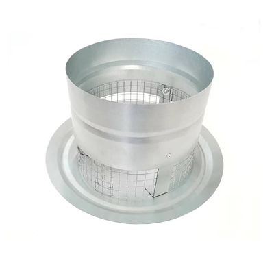 Roche en acier inoxydable à ventilation ronde cheminée 150 mm pour cheminée extérieure