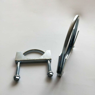 pièces détachées automobiles en acier galvanisé 2,5" U Bolt Type Clamp pour pinceau de tuyauterie