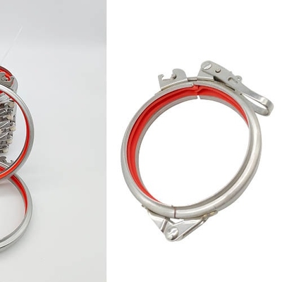 Inoxydable de bride de tuyau de libération rapide d'OEM 100mm/acier au carbone avec le cachetage