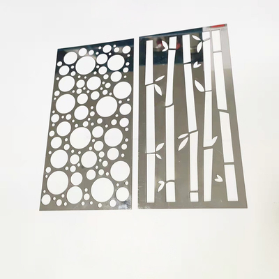 Modèle de gravure et de découpe au laser personnalisé pour la conception de la frontière de la maison énergétique