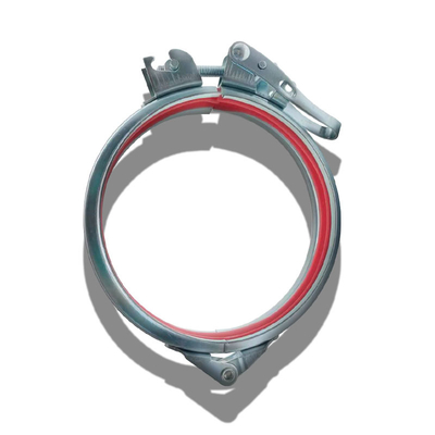 Clampe de tuyau à libération rapide en acier inoxydable à feuille galvanisée 304