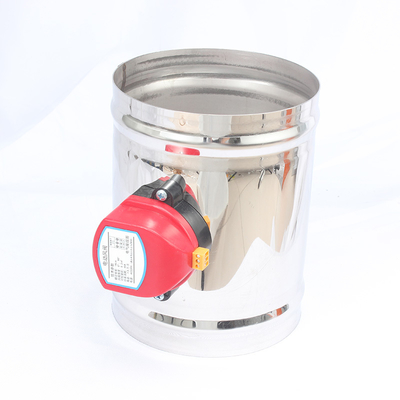 Amortisseur d'air électrique en acier inoxydable 51-400 mm pour le zonage HVAC