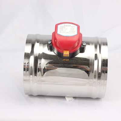 Amortisseur d'air électrique en acier inoxydable 51-400 mm pour le zonage HVAC