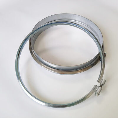 Clampe à bride galvanisée réglable de type boulon pour connexion de conduits