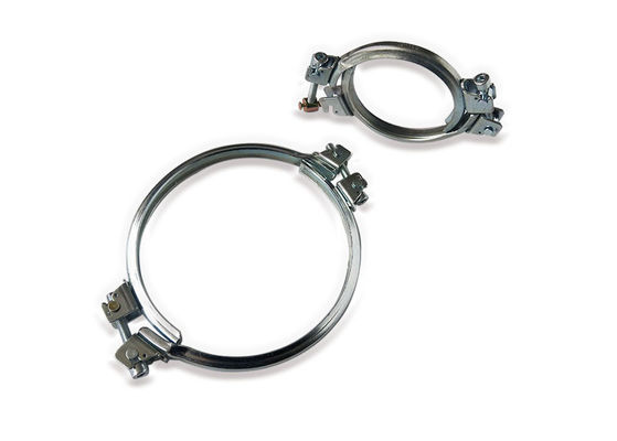 Colliers de serrage rapides pour tuyaux galvanisés de 140 mm, clips en spirale