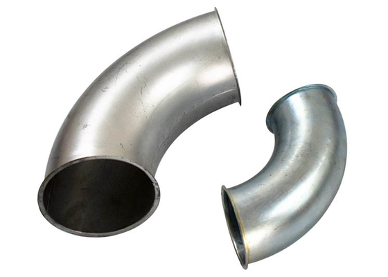 Garnitures multi de dépoussiérage de coude de degré en métal de tuyau fait sur commande de dépoussiérage
