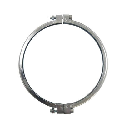 Collier de serrage galvanisé de collecteur de poussière de boulon du tuyau M6 80MM-300MM