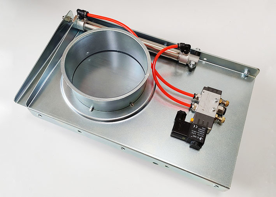 Le zinc de personnalisation a plaqué 4 la porte de souffle de la porte 150mm de souffle en métal de pouce