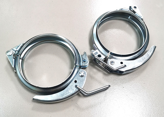 collier de la conduite en acier galvanisé par 150mm de levier de conduits fermant à clef Ring Clamps High Strength
