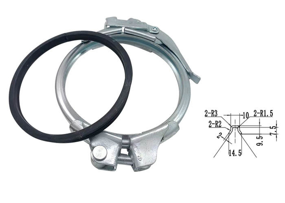Taille standard de soudure galvanisée de bride de tuyau pour industriel