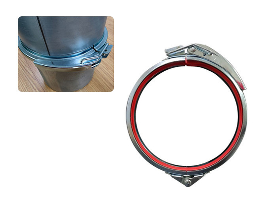 Taille inoxydable 80-600MM de bride de tuyau d'acier de poids léger de libération rapide