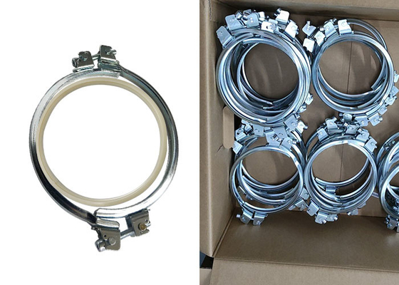 Brides de tuyau résistantes de dépoussiérage avec la bague d'étoupage du silicone/EPDM