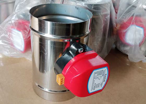 Registres motorisés de zone de conduit acier inoxydable/tôle galvanisée