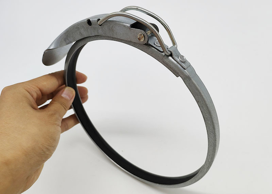 Clampe de tuyau galvanisé en acier inoxydable 304 600 mm avec anneau de jointure