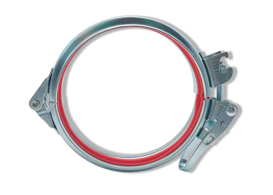 Clampe de tuyau galvanisé de 150 mm pour système de collecte de poussière