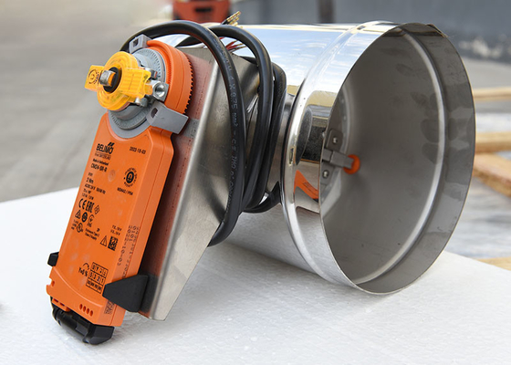 les amortisseurs de zone de conduit de 150mm commandent le volume de l'air Matel automatique avec la bague d'étoupage de silicone