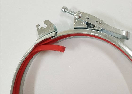 Réglage de l' enroulement du tuyau Boulon à libération rapide Pipe Clamps en acier galvanisé Clips 160mm