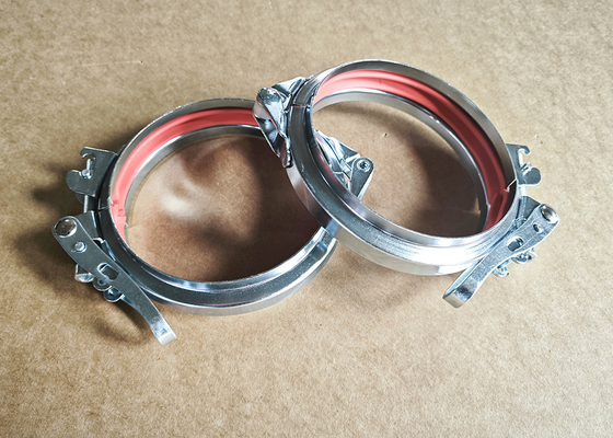 Métal 5,51 pouces à libération rapide Pipe Clamp Electropolish