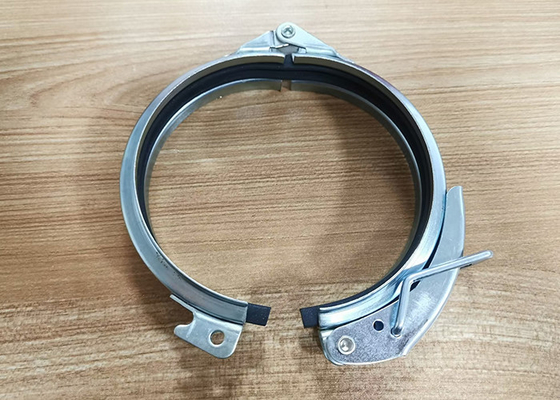 Clampes de tuyauterie en acier galvanisé 120 mm pour le système de conduites