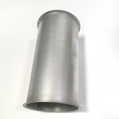 Piste d'extraction de poussière en tôle galvanisée Processus de collecte de poussière Ventilation Flanges ductées
