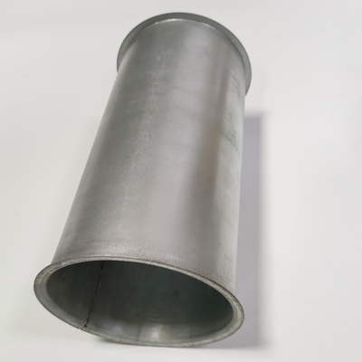 Pièces d'air en tôle galvanisée Systèmes de ventilation Élimination de la poussière Flange de connexion Pipe d'extraction de poussière
