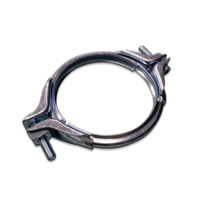 Clamps de tuyauterie à double boulon pour tuyauterie lourde Clamps de tuyauterie pour système de bride Épaisseur de 2,0 mm