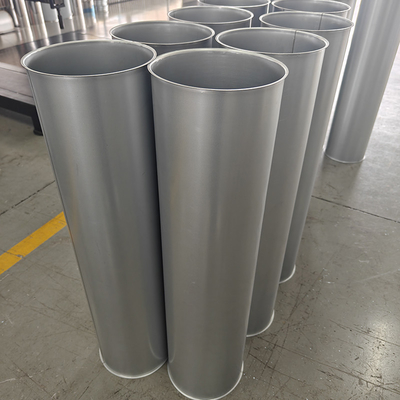 Tuyaux de collecte de poussière de 80 mm à 300 mm Tuyaux galvanisés à extrémité flangée Tuyaux ronds droits