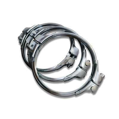 Collier de serrage à dégagement rapide robuste pour tuyauterie, pour CVC et applications industrielles