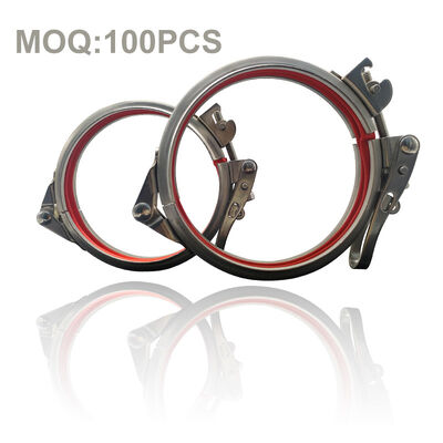 Collier de serrage à libération rapide pour conduit à verrouillage rapide en acier inoxydable 304, clips, collier à anneau à levier