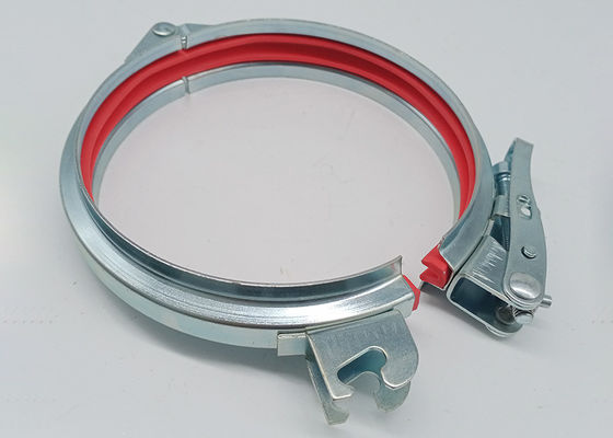 Bride de tuyau galvanisée par 120mm en caoutchouc de Ring Dust Removal Flange de cachetage pour la connexion